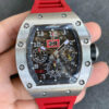 Richard Mille RM011 KV Factory Red Strap JF Replica Watches - JF Replica
