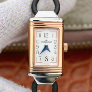 Jaeger LeCoultre Reverso 3264520 MG Factory Black Strap JF Replica Watches - JF Replica