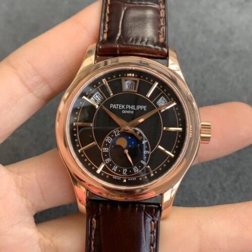 Patek Philippe Complications 5205R-010 GR Factory Brown Strap JF Replica Watches - JF Replica