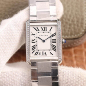 Cartier Tank K11 Factory Diamond-Set Bezel JF Replica Watches - JF Replica