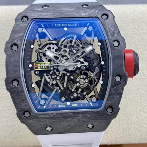Richard Mille RM35-02 T+ Factory Carbon Fiber Case JF Replica Watches - JF Replica