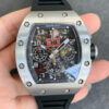Richard Mille RM011 KV Factory Black Rubber Strap JF Replica Watches - JF Replica