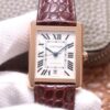 Cartier Tank W5200026 V9 Factory Rose Gold Bezel JF Replica Watches - JF Replica