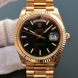 Rolex Day Date M228238-0004 EW Factory Black Dial JF Replica Watches - JF Replica