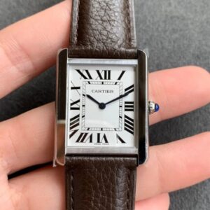 Cartier Tank WSTA0030 K11 Factory Leather Strap JF Replica Watches - JF Replica