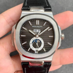 Patek Philippe Nautilus 5726/1A-001 GR Factory Black Bezel Strap JF Replica Watches - JF Replica