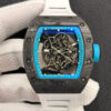 Richard Mille RM055 ZF Factory Carbon Fiber Rubber Strap JF Replica Watches - JF Replica