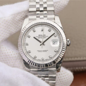 Rolex Datejust M126331 EW Factory White Diamond Dial JF Replica Watches - JF Replica
