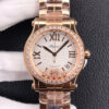 Chopard Happy Diamonds 274808-5004 YF Factory Rose Gold Case JF Replica Watches - JF Replica