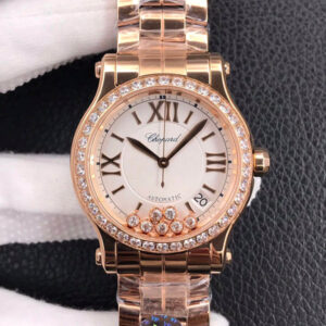 Chopard Happy Diamonds 274808-5004 YF Factory Rose Gold Case JF Replica Watches - JF Replica