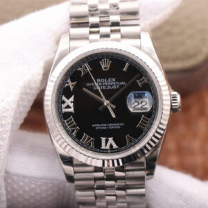 Rolex Datejust M126233 36MM EW Factory Black Dial JF Replica Watches - JF Replica