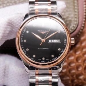 Longines Master Collection L2.755.5.59.7 KY factory Black Diamond Dial JF Replica Watches - JF Replica