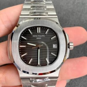 Patek Philippe Nautilus 5711 GR Factory Grey Dial Stainless Steel JF Replica Watches - JF Replica