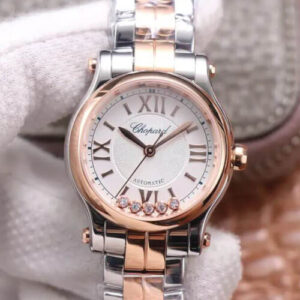 Chopard Happy Diamonds 278573-6014 YF Factory Rose Gold Bezel JF Replica Watches - JF Replica