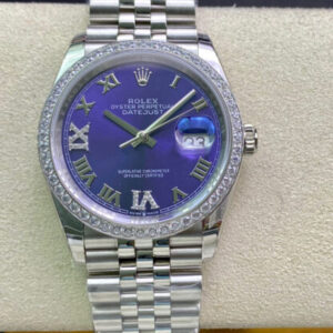 Rolex Datejust M126284RBR-0013 EW Factory Diamond-Set Bezel JF Replica Watches - JF Replica