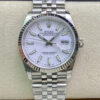 Rolex Datejust 36MM EW Factory White Dial Stainless Steel Strap JF Replica Watches - JF Replica