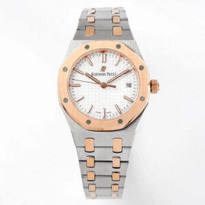 Audemars Piguet Royal Oak 77350SR.OO.1261SR.01 8F Factory White Dial JF Replica Watches - JF Replica