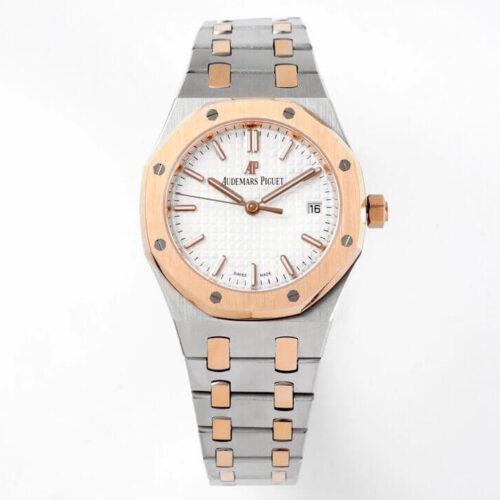 Audemars Piguet Royal Oak 77350SR.OO.1261SR.01 8F Factory White Dial JF Replica Watches - JF Replica