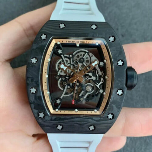 Richard Mille RM055 KV Factory V2 Black Skeleton Dial JF Replica Watches - JF Replica