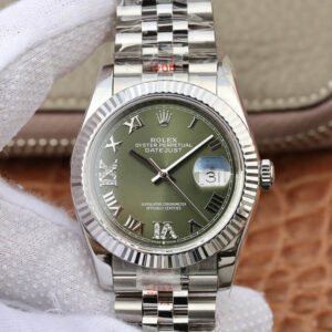 Rolex Datejust 36MM GM Factory Silver Strap JF Replica Watches - JF Replica