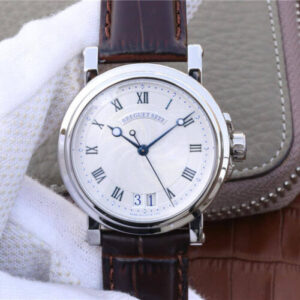 Breguet Marine 5817ST/12/5V8 Leather Strap JF Replica Watches - JF Replica