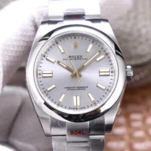 Rolex Oyster Perpetual M124300-0001 41MM EW Factory Silver Stainless Steel JF Replica Watches - JF Replica