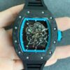Richard Mille RM055 KV Factory V2 Black Carbon Fiber Skeleton Dial JF Replica Watches - JF Replica