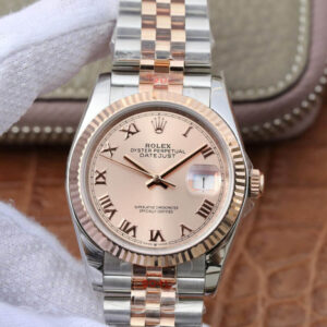 Rolex Datejust 116231 36MM GM Factory Pink Dial JF Replica Watches - JF Replica