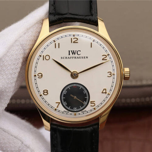 IWC Portuguese IW545408 ZF Factory Black Leather Strap JF Replica Watches - JF Replica