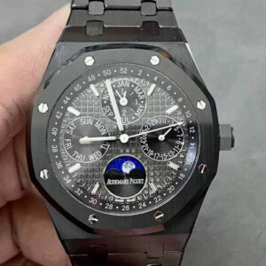 Audemars Piguet Royal Oak 26579CE.OO.1225CE.01 APS Factory Black Strap JF Replica Watches - JF Replica
