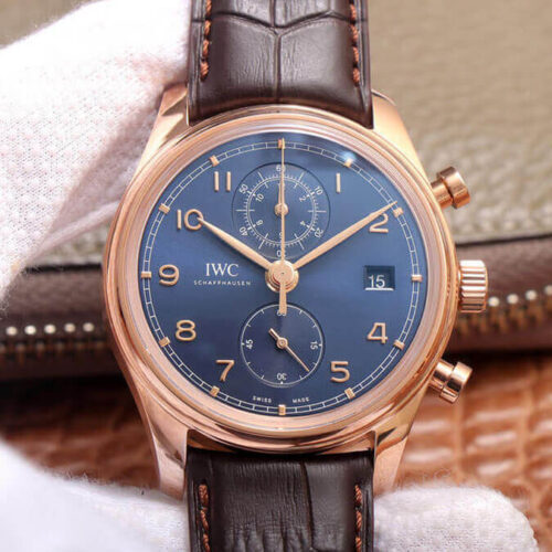 IWC Portugieser IW390305 ZF Factory Brown Strap JF Replica Watches - JF Replica