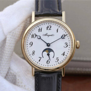 Breguet Classique Moonphase 9087BB/29/964 TW Factory Yellow Gold JF Replica Watches - JF Replica