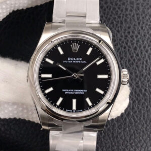 Rolex Oyster Perpetual M277200-0002 31MM EW Factory Black Dial Stainless Steel JF Replica Watches - JF Replica