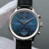 IWC Portugieser IW371432 ZF Factory V7 Blue Dial Leather Strap JF Replica Watches - JF Replica