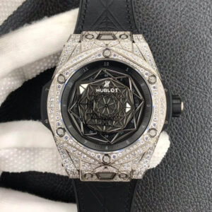 Hublot Big Bang 415.NX.1112.VR.1704.MXM17 WWF Factory Black Strap JF Replica Watches - JF Replica