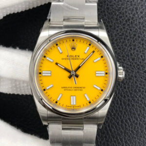 Rolex Oyster Perpetual M126000-0004 36MM EW Factory Yellow Dial JF Replica Watches - JF Replica