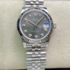 Rolex Datejust M278274-0008 31MM EW Factory Grey Diamond Dial JF Replica Watches - JF Replica