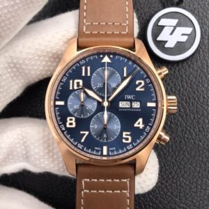 IWC Pilot IW377721 ZF Factory Blue Dial JF Replica Watches - JF Replica