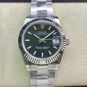 Rolex Datejust M178274-0034 31MM EW Factory Black Dial JF Replica Watches - JF Replica