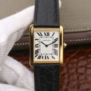 Cartier Tank W5200002 K11 Factory Leather Strap JF Replica Watches - JF Replica