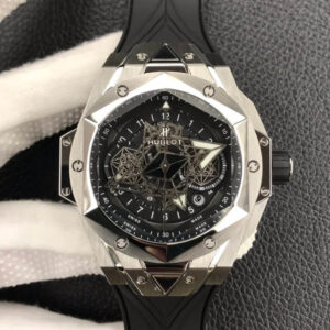 Hublot Big Bang Sang Bleu II 418.NX.1107.RX.MXM19 HB Factory Black Strap JF Replica Watches - JF Replica