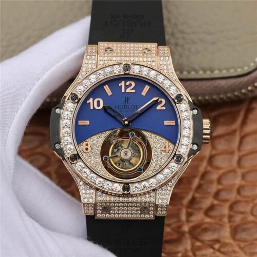 Hublot Big Bang Tourbillon Black Rubber Strap JF Replica Watches - JF Replica