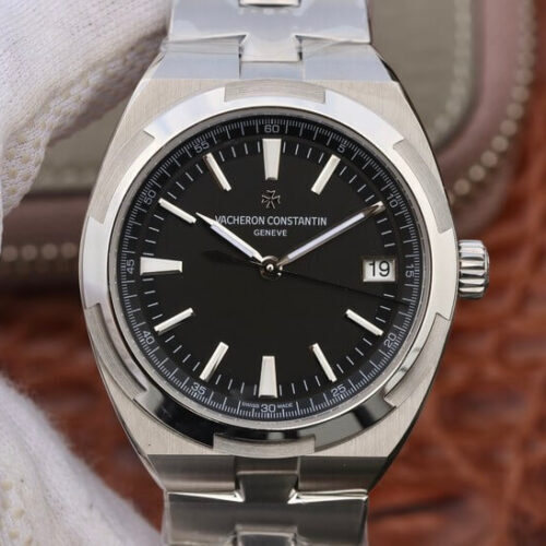 Vacheron Constantin Overseas 4500V/110A-B483 8F Factory Black Dial JF Replica Watches - JF Replica