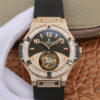 Hublot Big Bang Tourbillon Diamond Black Dial JF Replica Watches - JF Replica