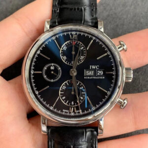 IWC Portofino IW391008 ZF Factory Black Rubber Strap JF Replica Watches - JF Replica