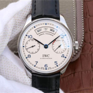 IWC Portugieser IW503501 ZF Factory White Dial Black Strap JF Replica Watches - JF Replica