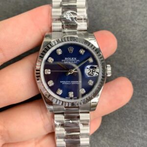 Rolex Datejust 31MM GS Factory Blue Diamond Dial JF Replica Watches - JF Replica