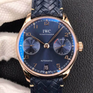 IWC Portugieser IW500713 ZF Factory Blue Strap JF Replica Watches - JF Replica