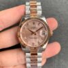 Rolex Datejust M278271-0023 GS Factory Rose Gold Diamond Dial JF Replica Watches - JF Replica