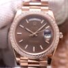 Rolex Day Date M228345RBR-0005 EW Factory Diamond-Set Bezel JF Replica Watches - JF Replica